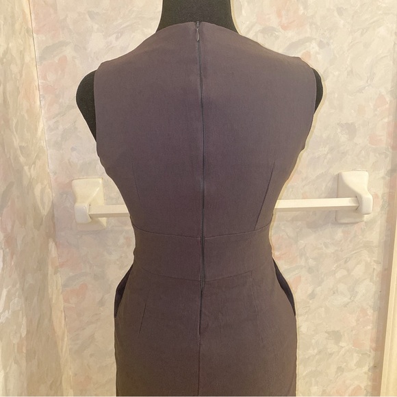 🛍Femme Collection purple gray pocket dress 👗 - Picture 3 of 4